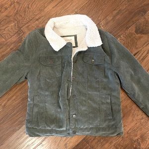 cute green corduroy jacket